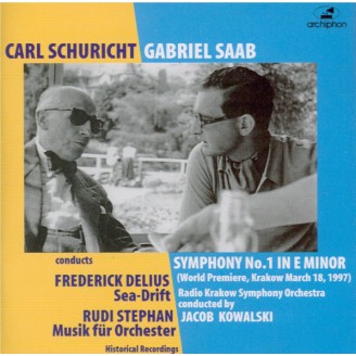 SAAB - Kowalski - Symphonie n°1 en mi mineur op.1..